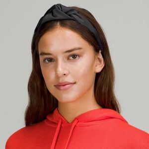 Lululemon Knot Stopping Satin Headband - Graphite Grey